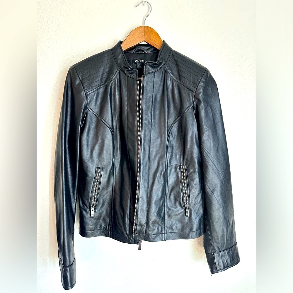 Apt. 9 faux leather jacket. Size M